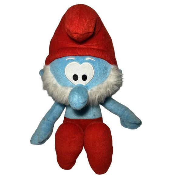 SMURFS PAPA SMURF Plush 2011 Nanco 17” Stuffed Animal Toy Collectible - Picture 1 of 7